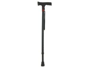 BASTONE DI SICUREZZA CON LUCE - nero