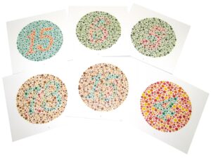 TEST GIMA DI PERCEZIONE DEL COLORE - 15 tavole - adulto nuovi numeri