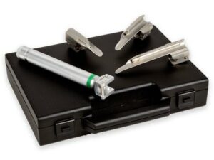 SET LARINGO "MAXLITE" F.O. PEDIATRICO 3 LAME MILLER 00,0,1 - 2,5V