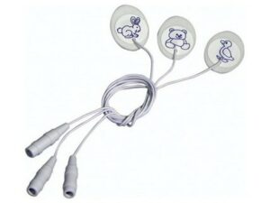 ELETTRODI FOAM MONOUSO 23-30 mm ovali con cavo 35cm - pediatrici
