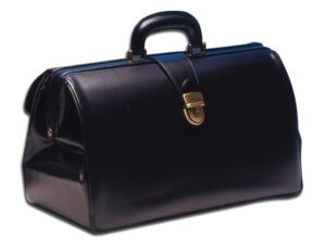 "SUPER TEXAS LEATHER" MEDICAL BAG - black