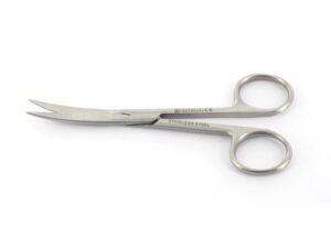 FORBICI CURVE - punte acute - 11,5 cm