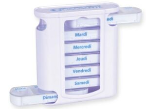 PORTAPILLOLE SETTIMANALE x4 TOWER - inglese/francese